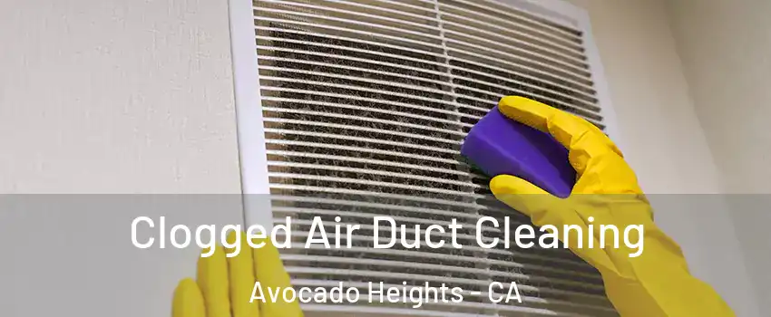  Clogged Air Duct Cleaning Avocado Heights - CA