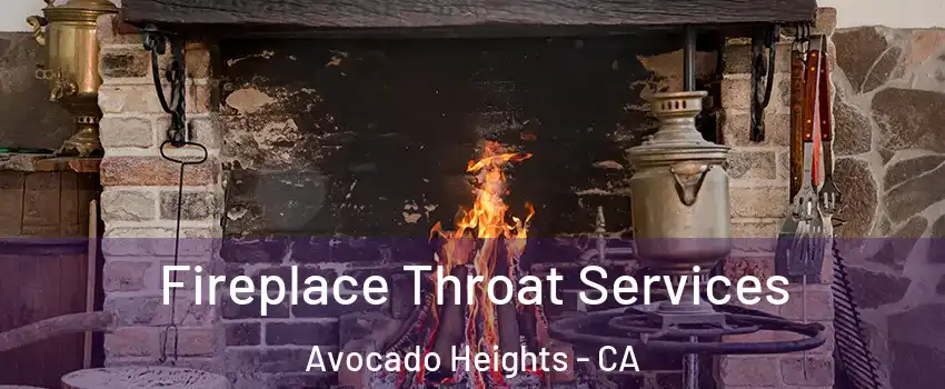  Fireplace Throat Services Avocado Heights - CA