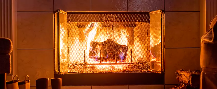 Mendota Hearth Landscape Fireplace Installation in Avocado Heights, California