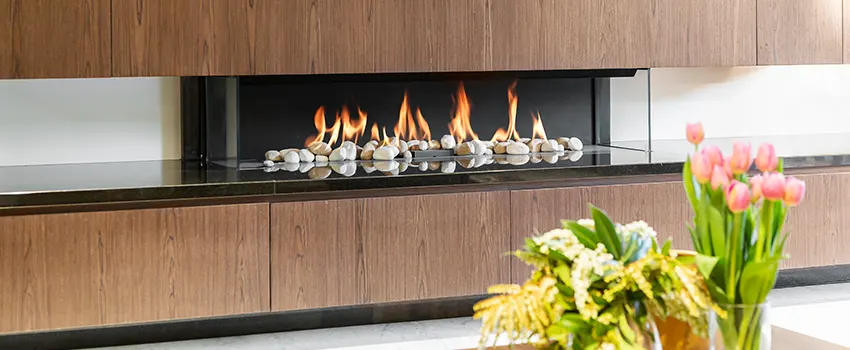Double-height Fireplace Design Refurbishment in Avocado Heights, California